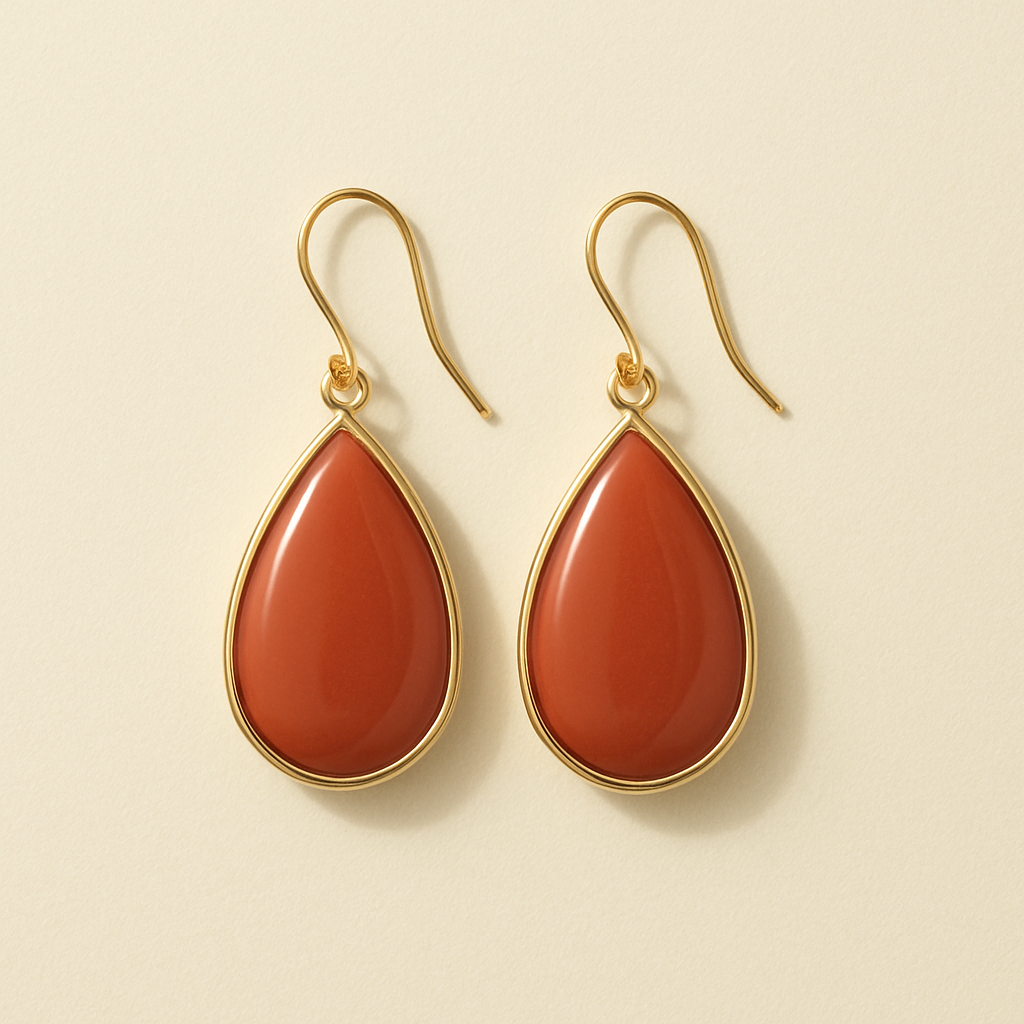 Aretes Gota Terracota